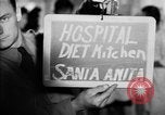Immagine di Internamento giapponese ospedale cucina dietetica Santa Anita California USA, 1942, secondo 3 filmato di repertorio 65675046928