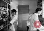 Immagine di Giapponese centro di internamento farmacia ospedaliera Santa Anita California USA, 1942, secondo 10 filmato di repertorio 65675046932