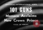 Image Prince Rainier III Monaco, 1958, de la seconde 1 séquences d'archives historiques vidéo 65675046941