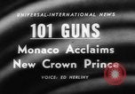 Image Prince Rainier III Monaco, 1958, de la seconde 3 séquences d'archives historiques vidéo 65675046941