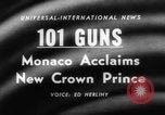 Image Prince Rainier III Monaco, 1958, de la seconde 4 séquences d'archives historiques vidéo 65675046941