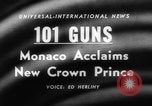 Image Prince Rainier III Monaco, 1958, de la seconde 5 séquences d'archives historiques vidéo 65675046941