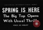 Image of Spring circus New York City USA, 1956, second 1 stock footage video 65675046952