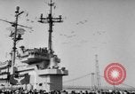 Standbild USS Saratoga New York United States USA, 1956, aus Sekunde 61 historischem Filmmaterial Videoclip 65675046960