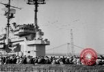 Standbild USS Saratoga New York United States USA, 1956, aus Sekunde 62 historischem Filmmaterial Videoclip 65675046960