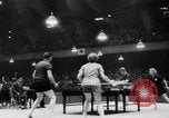 Image of table tennis championship Tokyo Japan, 1956, second 15 stock footage video 65675046967