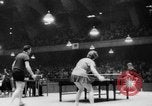 Image of table tennis championship Tokyo Japan, 1956, second 18 stock footage video 65675046967