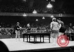 Image of table tennis championship Tokyo Japan, 1956, second 25 stock footage video 65675046967