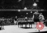Image of table tennis championship Tokyo Japan, 1956, second 32 stock footage video 65675046967
