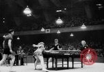Image of table tennis championship Tokyo Japan, 1956, second 39 stock footage video 65675046967
