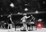 Image of table tennis championship Tokyo Japan, 1956, second 40 stock footage video 65675046967