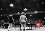 Image of table tennis championship Tokyo Japan, 1956, second 41 stock footage video 65675046967