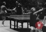 Image of table tennis championship Tokyo Japan, 1956, second 42 stock footage video 65675046967