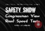Image Sécurité automobile show Chelsea Michigan USA, 1956, de la seconde 1 séquences d'archives historiques vidéo 65675046972
