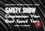 Image Sécurité automobile show Chelsea Michigan USA, 1956, de la seconde 3 séquences d'archives historiques vidéo 65675046972