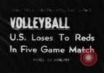 Image Monde Championnat de volley-ball Paris France, 1956, de la seconde 1 séquences d'archives historiques vidéo 65675046973