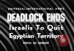Image crise de la bande de Gaza Israël, 1957, de la seconde 17 séquences d'archives historiques vidéo 65675046974