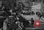Standbild American 9 Panzerdivision Weiden Deutschland, 1945, aus Sekunde 23 historischem Filmmaterial Videoclip 65675046985