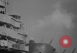 Image of USS Valley Forge CVS-45 fires guns in salute Caribbean, 1949, second 7 stock footage video 65675047042