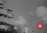 Image of USS Valley Forge CVS-45 fires guns in salute Caribbean, 1949, second 11 stock footage video 65675047042