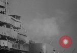 Image of USS Valley Forge CVS-45 fires guns in salute Caribbean, 1949, second 12 stock footage video 65675047042