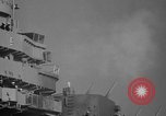 Image of USS Valley Forge CVS-45 fires guns in salute Caribbean, 1949, second 13 stock footage video 65675047042