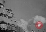 Image of USS Valley Forge CVS-45 fires guns in salute Caribbean, 1949, second 16 stock footage video 65675047042