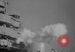 Image of USS Valley Forge CVS-45 fires guns in salute Caribbean, 1949, second 21 stock footage video 65675047042