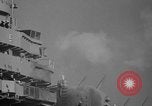Image of USS Valley Forge CVS-45 fires guns in salute Caribbean, 1949, second 22 stock footage video 65675047042