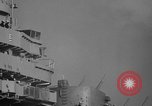 Image of USS Valley Forge CVS-45 fires guns in salute Caribbean, 1949, second 24 stock footage video 65675047042