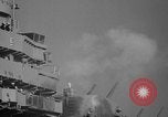 Image of USS Valley Forge CVS-45 fires guns in salute Caribbean, 1949, second 27 stock footage video 65675047042