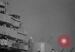 Image of USS Valley Forge CVS-45 fires guns in salute Caribbean, 1949, second 31 stock footage video 65675047042