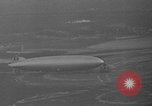 Image of Hindenburg and USS Los Angeles Zeppelins Lakehurst Naval Air Station New Jersey USA, 1936, second 3 stock footage video 65675047064