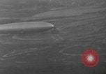 Image of Hindenburg and USS Los Angeles Zeppelins Lakehurst Naval Air Station New Jersey USA, 1936, second 8 stock footage video 65675047064