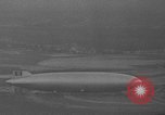 Image of Hindenburg and USS Los Angeles Zeppelins Lakehurst Naval Air Station New Jersey USA, 1936, second 18 stock footage video 65675047064