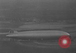 Image of Hindenburg and USS Los Angeles Zeppelins Lakehurst Naval Air Station New Jersey USA, 1936, second 19 stock footage video 65675047064