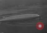 Image of Hindenburg and USS Los Angeles Zeppelins Lakehurst Naval Air Station New Jersey USA, 1936, second 26 stock footage video 65675047064