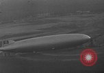 Image of Hindenburg and USS Los Angeles Zeppelins Lakehurst Naval Air Station New Jersey USA, 1936, second 28 stock footage video 65675047064