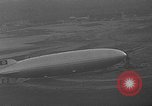 Image of Hindenburg and USS Los Angeles Zeppelins Lakehurst Naval Air Station New Jersey USA, 1936, second 34 stock footage video 65675047064