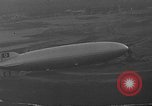 Image of Hindenburg and USS Los Angeles Zeppelins Lakehurst Naval Air Station New Jersey USA, 1936, second 35 stock footage video 65675047064
