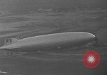 Image of Hindenburg and USS Los Angeles Zeppelins Lakehurst Naval Air Station New Jersey USA, 1936, second 38 stock footage video 65675047064