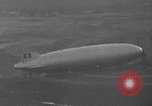 Image of Hindenburg and USS Los Angeles Zeppelins Lakehurst Naval Air Station New Jersey USA, 1936, second 47 stock footage video 65675047064
