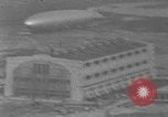 Image of Hindenburg and USS Los Angeles Zeppelins Lakehurst Naval Air Station New Jersey USA, 1936, second 49 stock footage video 65675047064