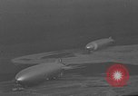 Image of Hindenburg and USS Los Angeles Zeppelins Lakehurst Naval Air Station New Jersey USA, 1936, second 62 stock footage video 65675047064