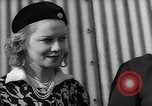 Image of Sir Hubert and Lady Wilkins speaking on arrival aboard the Hindenburg Lakehurst New Jersey USA, 1936, second 56 stock footage video 65675047077