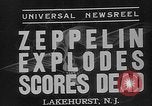 Image of explosion of Hindenburg New Jersey United States USA, 1937, second 6 stock footage video 65675047080