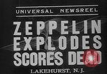 Image of explosion of Hindenburg New Jersey United States USA, 1937, second 8 stock footage video 65675047080
