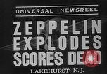Image of explosion of Hindenburg New Jersey United States USA, 1937, second 11 stock footage video 65675047080