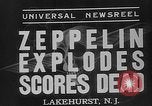 Image of explosion of Hindenburg New Jersey United States USA, 1937, second 12 stock footage video 65675047080