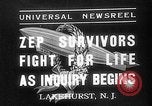 Image of explosion of Hindenburg New Jersey United States USA, 1937, second 1 stock footage video 65675047081